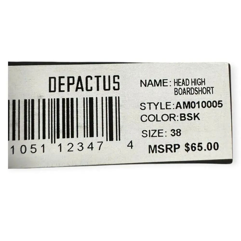 Depactus Head High Board Shorts Blue BSK Surf Beach *Choose your Size* BNWT‎